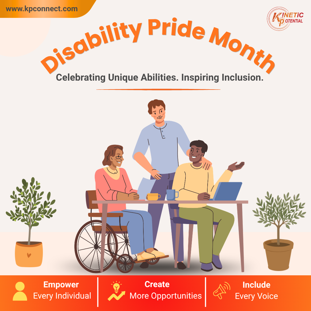 This Disability Pride Month, we celebrate the talents, achievements, and unique perspectives that strengthen our communities. Together, let's continue building a future where everyone has the opportunity to thrive.