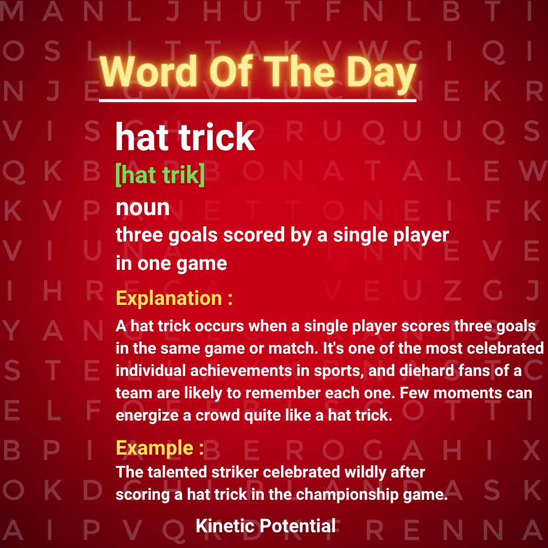 Word Of The Day  hat trick