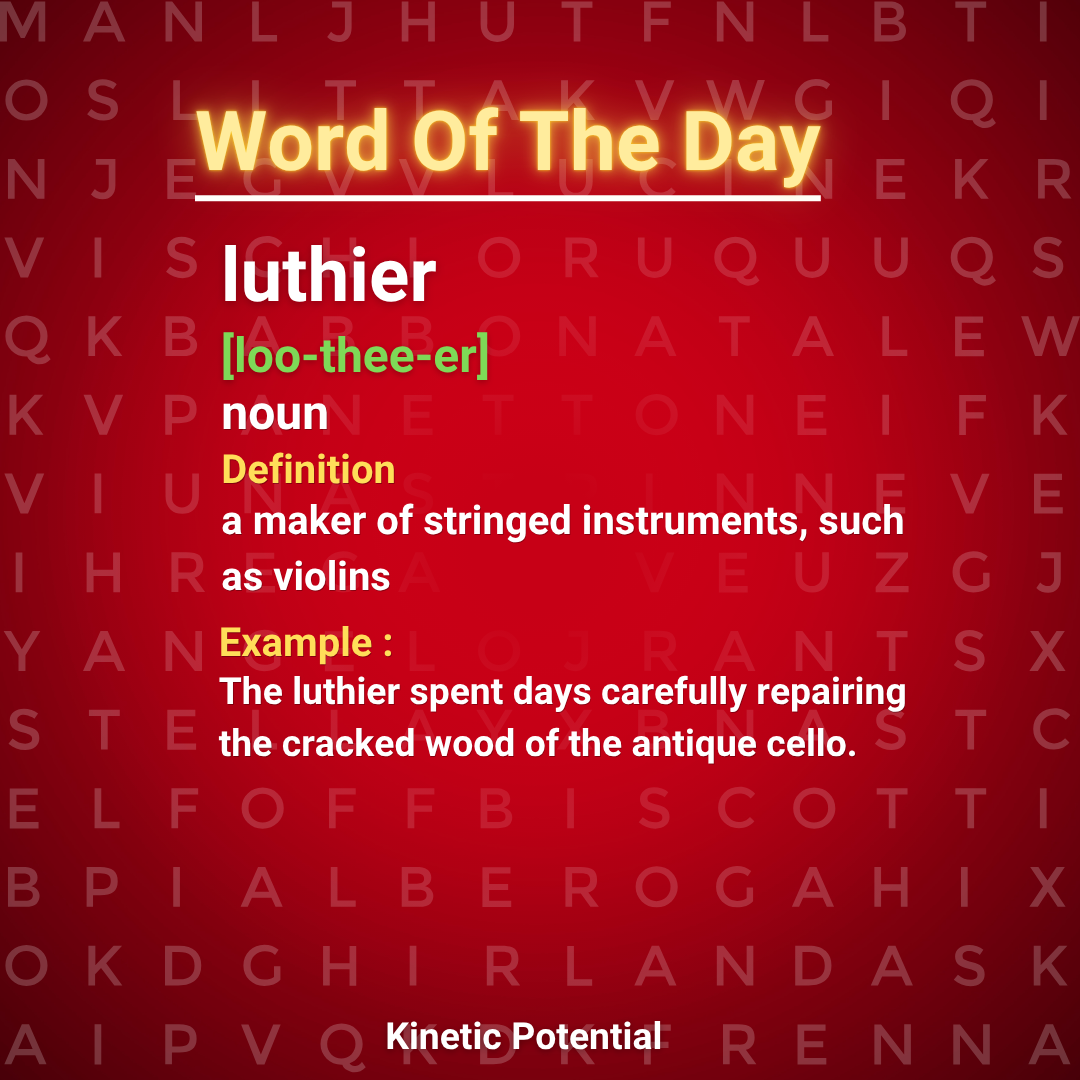Word Of The Day  luthier