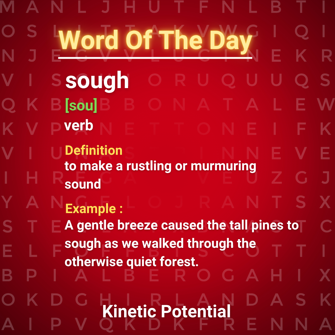 Word Of The Day  sough