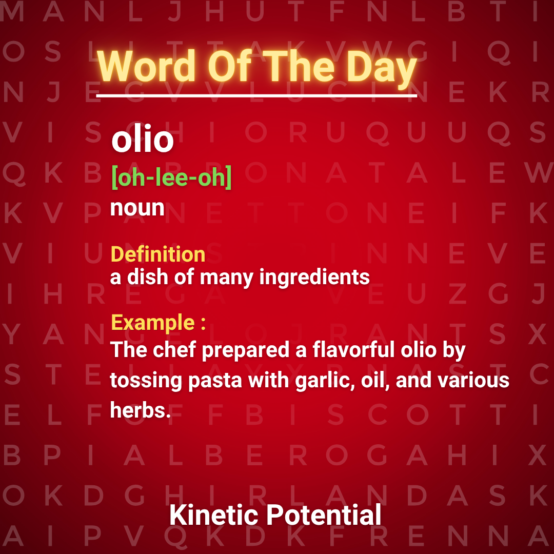 Word Of The Day  olio