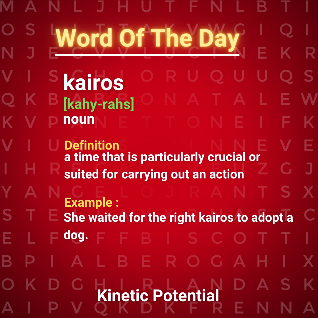 Word Of The Day  kairos