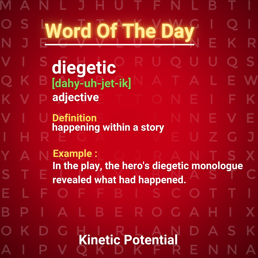 Word Of The Day  diegetic