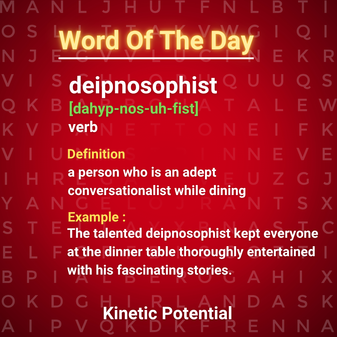 Word Of The Day  deipnosophist