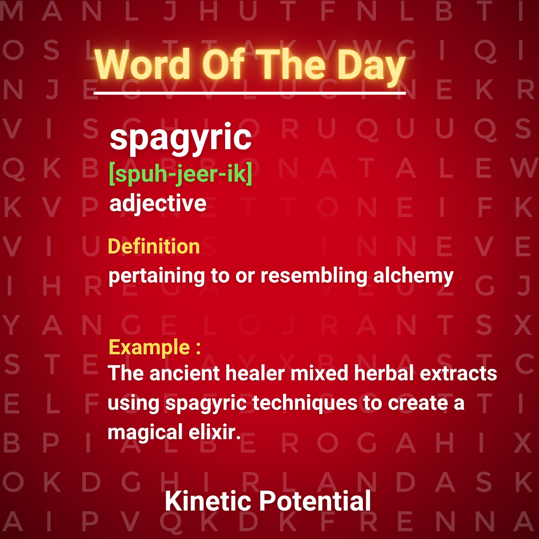 Word Of The Day  spagyric