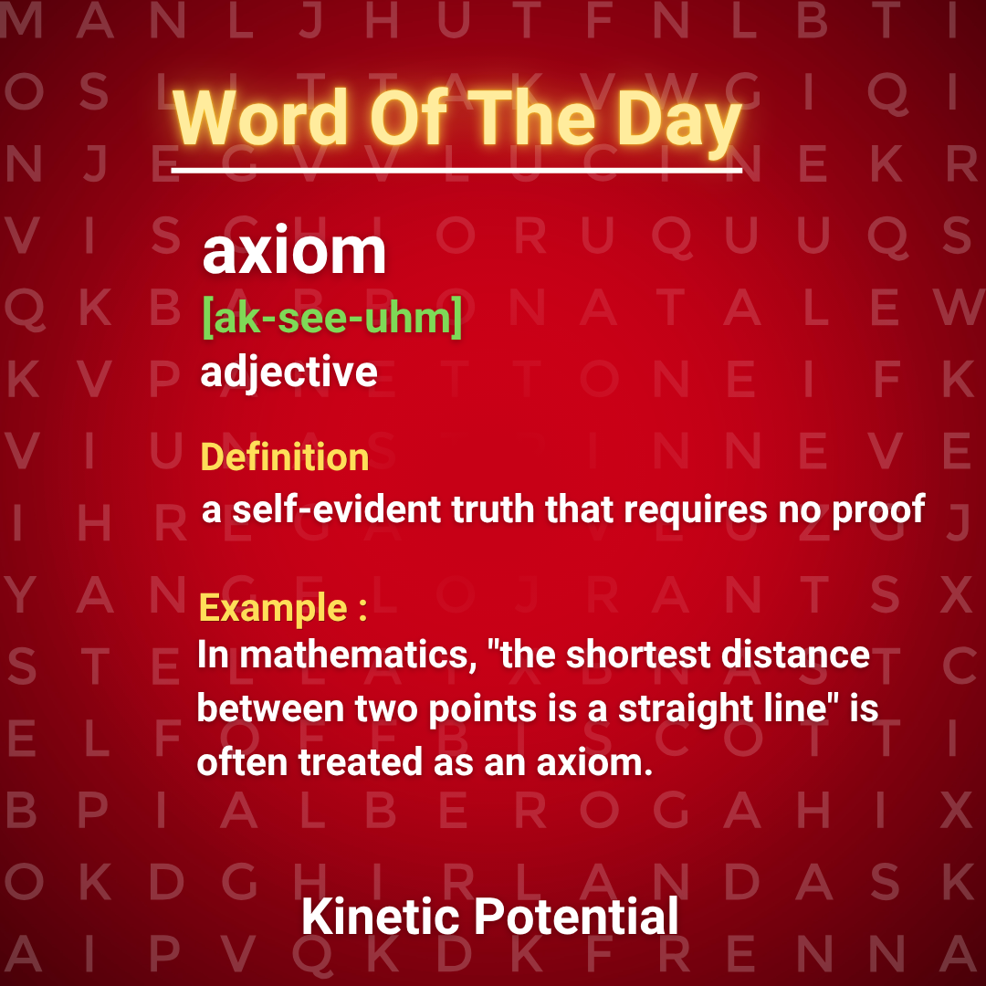 Word Of The Day  axiom