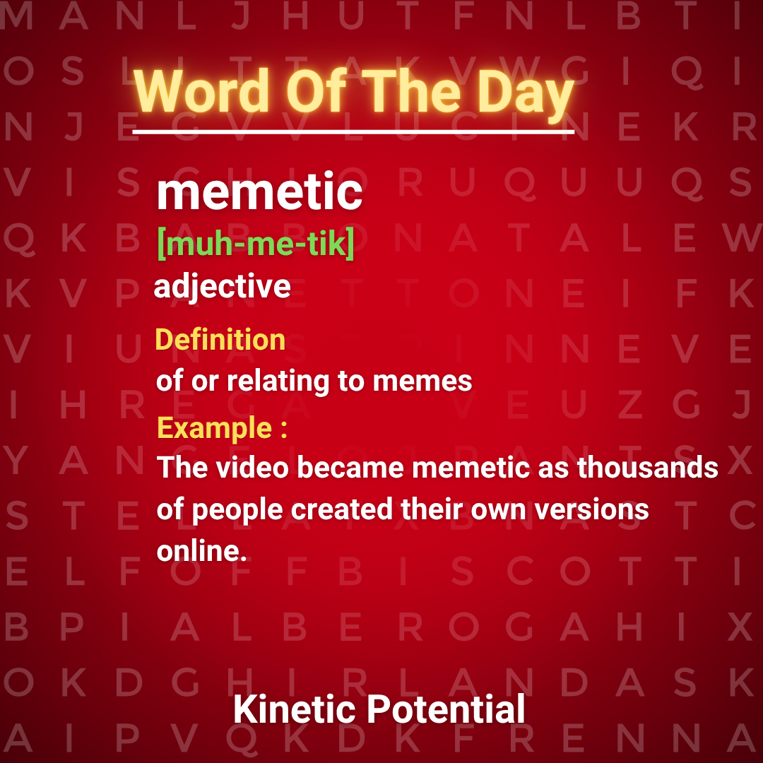 Word Of The Day  memetic