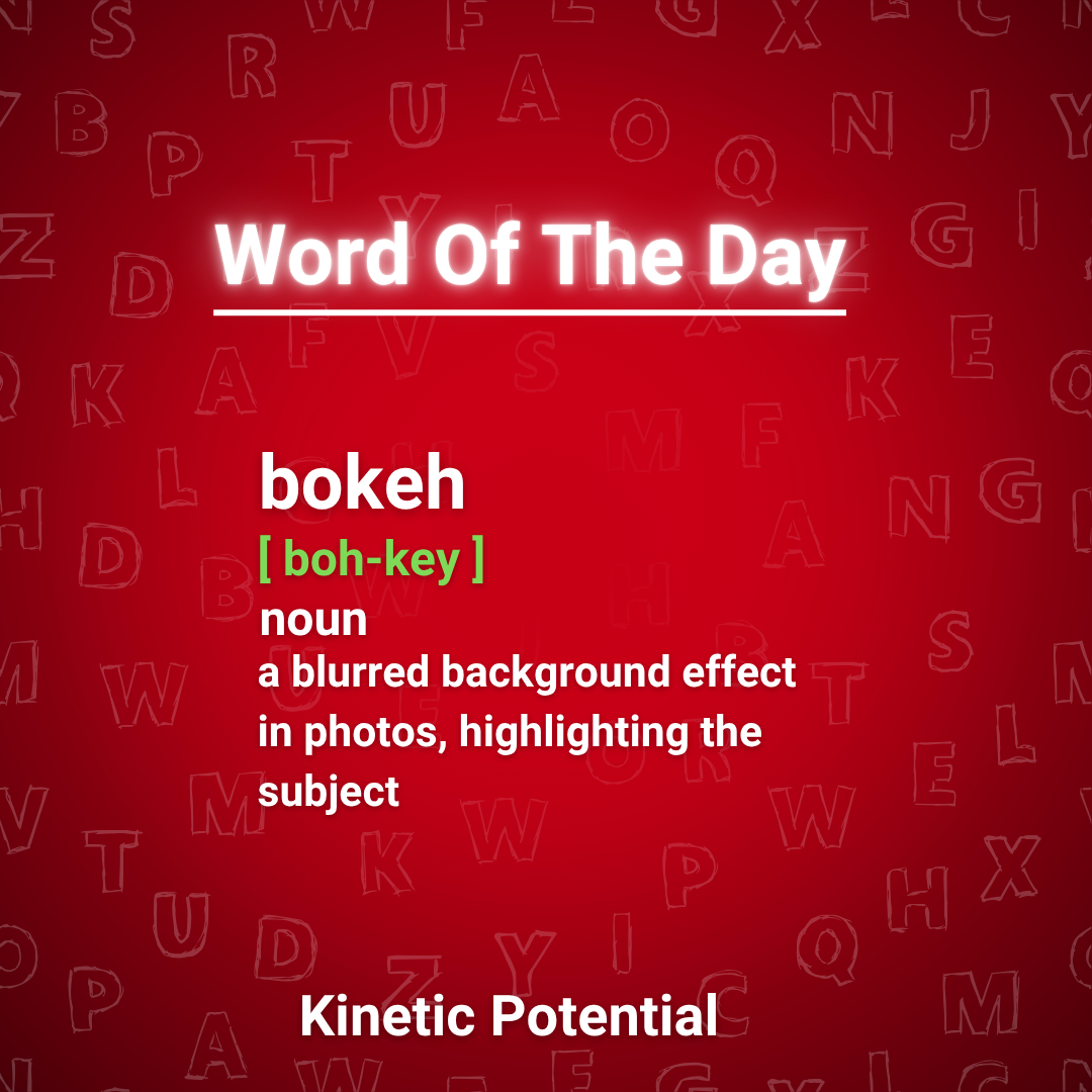 Word Of The Day:    bokeh