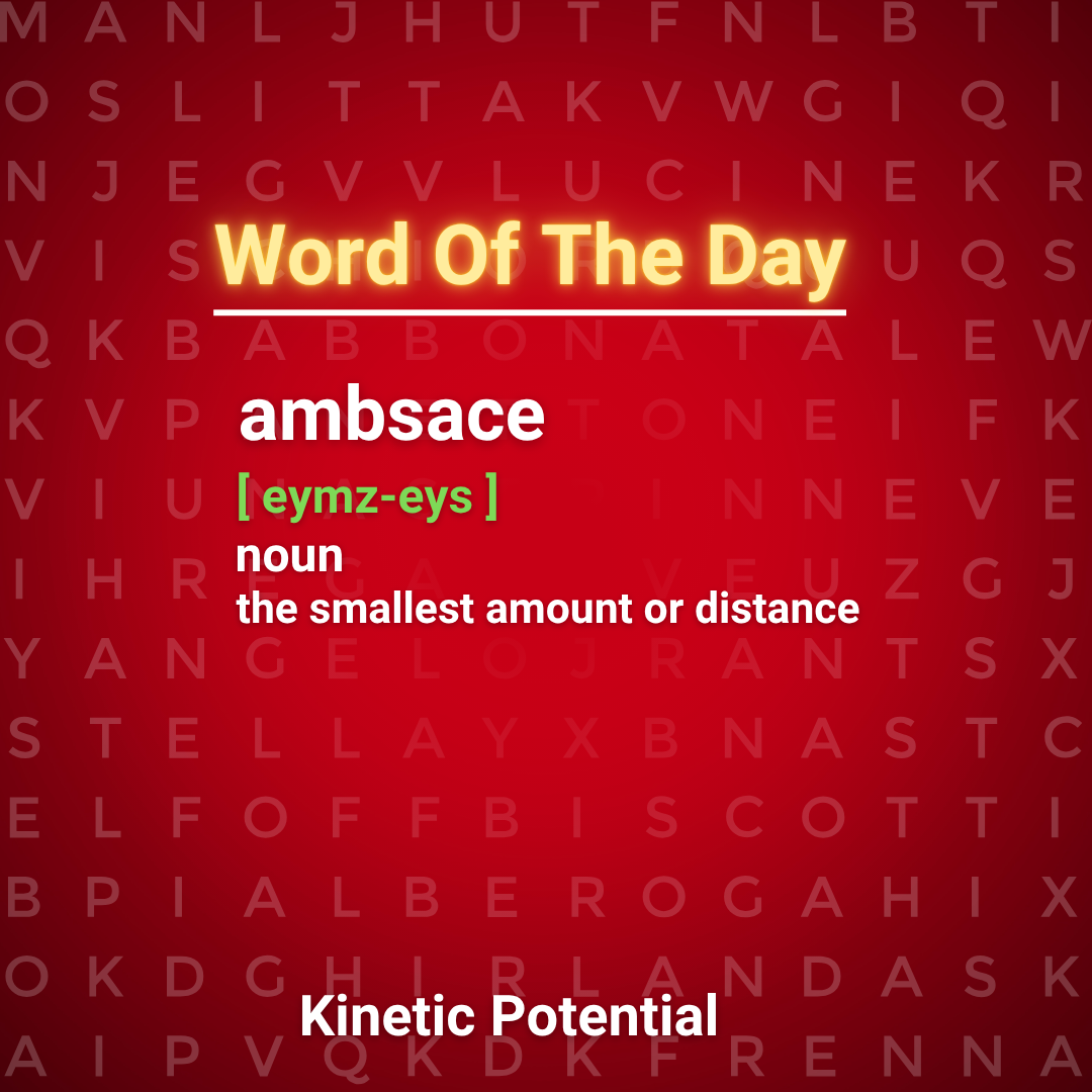 Word Of The Day:  ambsace