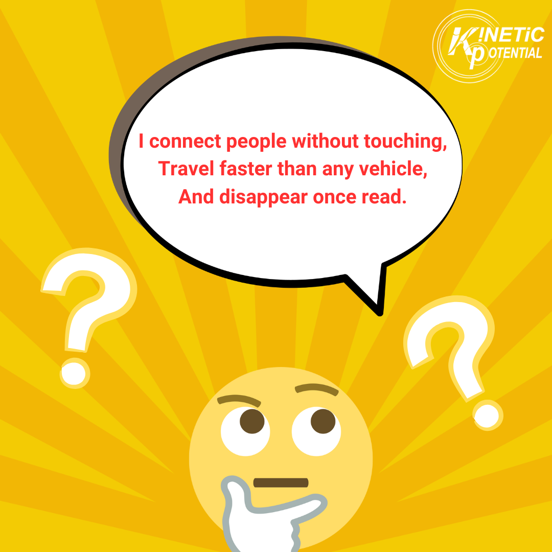 Riddle Of The Week.  Can you answer this?