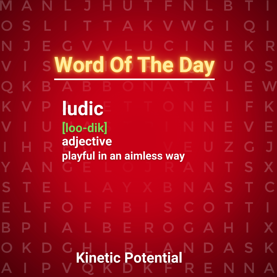 Word Of The Day  ludic