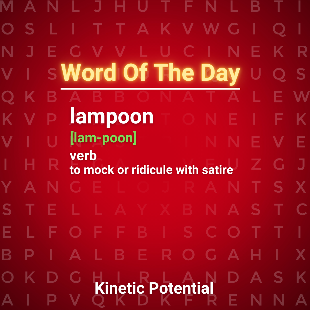 Word Of The Day  lampoon
