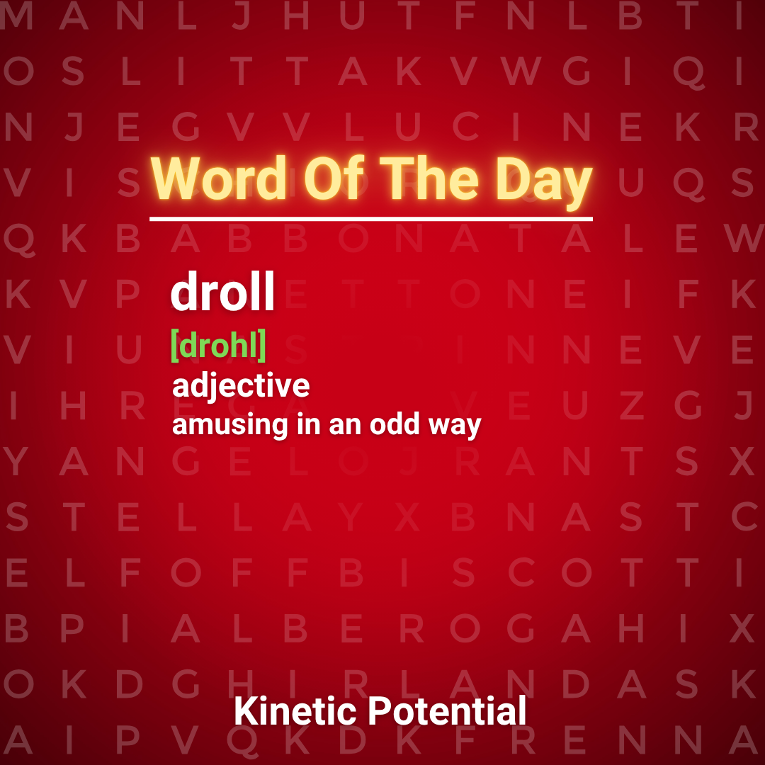 Word Of The Day  droll