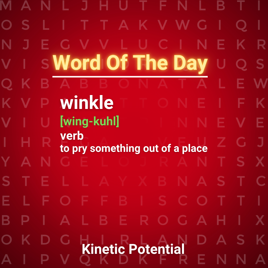 Word Of The Day  winkle