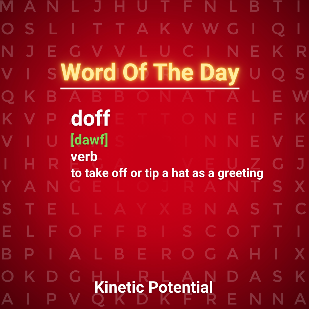 Word Of The Day  doff